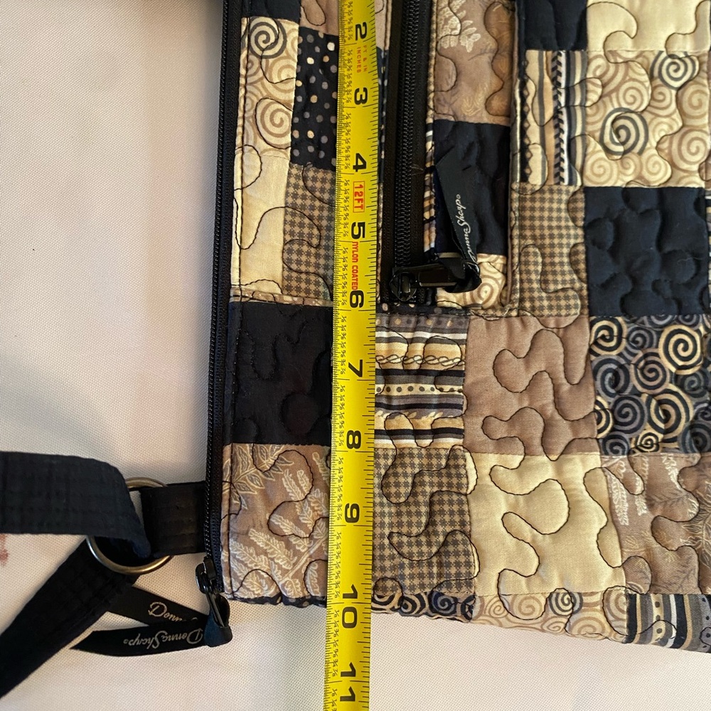 Donna Sharp Patchwork Crossbody Purse With Three … - image 5